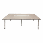 Conference table Armadi in gray-white shade 240x120x75cm - Слика 3