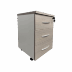 Фиока за биро „Армади“ на тркала во нијанса сонома-бела 40x40x55 см