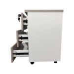Armadi desk drawer on wheels in sonoma-white shade 40x40x55cm - Слика 6
