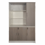 Office bookcase Armadi in sonoma-white color 120x40x200cm - Слика 3