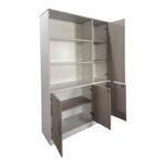 Office bookcase Armadi in sonoma-white color 120x40x200cm - Слика 4