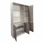 Office bookcase Armadi in sonoma-white color 120x40x200cm - Слика 5