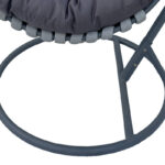 Makito swing nest metal base - pvc in grey color 100x105x195cm - Image 6