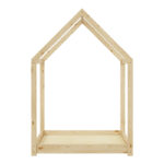 Children's bed Nino Montessori type pine wood in a natural shade 90x190cm - Image 5