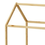 Children's bed Nino Montessori type pine wood in a natural shade 90x190cm - Image 6