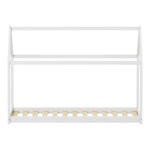 Children's bed Nino Montessori type pine wood in white shade 90x190cm - Image 4