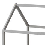 Children's bed Nino Montessori type pine wood in grey shade 90x190cm - Image 6