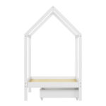 Children's bed Mellin Montessori type with 2 drawers pine wood in white shade 90x190cm - Image 6