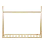 Montessori style Lilly children's bed natural shade pine wood 90x190cm - Слика 4