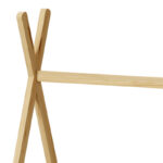 Montessori style Lilly children's bed natural shade pine wood 90x190cm - Слика 6