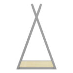 Montessori style Lilly children's bed grey shade pine wood 90x190cm - Image 5