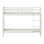 Children's bunk bed Nani pine wood in white shade 90x190cm - Image 6