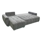 reversible sofa-bed Vivad fabric in anthracite color 275x164x91cm - Image 3
