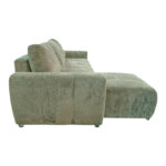 Reversible sofa-bed Vivad fabric in menta color 275x164x91cm - Image 4