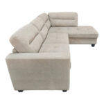 Corner sofa left corner Camile beige fabric 270x174x95cm - Слика 3