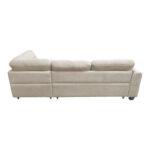 Corner sofa left corner Camile beige fabric 270x174x95cm - Слика 4