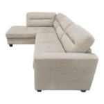 Corner sofa right corner Camile beige fabric 270x174x95cm - Image 3