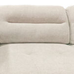 Corner sofa right corner Camile beige fabric 270x174x95cm - Image 5