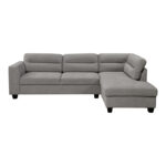 Corner sofa left corner Camile anthracite fabric 270x174x95cm - Слика 3