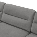 Corner sofa right corner Camile dark grey fabric 270x174x95cm - Слика 5