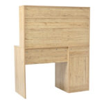 Office desk with shelf Secreta in oak color 110x50x135cm - Слика 3