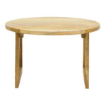 Tamarind table mango wood-natural rattan in natural shade Φ65x40cm - Image 3