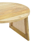 Tamarind table mango wood-natural rattan in natural shade Φ65x40cm - Image 5