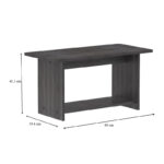 Kumba table in anthracite shade 80x40x42cm - Слика 5
