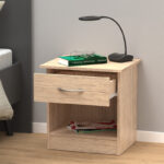 Kona bedside table in oak shade 40x34x42cm - Слика 2