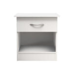 Kona bedside table in white shade 40x34x42cm - Слика 3