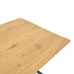 Nerelis natural mdf table and black metal leg 160x90x75cm - Слика 4