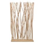 Floor decoration Barbin teak-suar wood in natural color 120x25x200cm