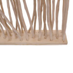 Floor decoration Barbin teak-suar wood in natural color 120x25x200cm - Image 3