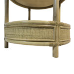 Moody side table pe rattan in natural color D55x51cm - Image 4