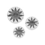 Wall decorative Circy Inart wicker set of 3 pieces in white-beige color - Image 6