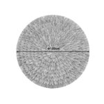 Wall decorative Decofy Inart drift wood in natural color D100x5cm - Image 2