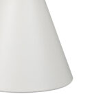 Side table Coozlin Inart white marble with white metal - Слика 4