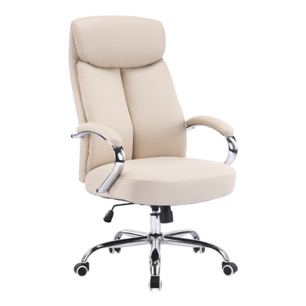 Manager office chair Venza beige pu 70x65x117-124cm