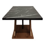 Solange coffee table in sonoma with black marble look 110x55x47.5cm - Image 6