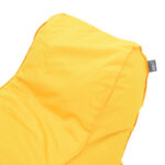 Bean bag lounger Lara Pakoworld waterproof in yellow color 60x150x40cm - Image 5