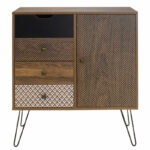 Drawer Boho in walnut color 79,5x39,5x86cm - Image 5