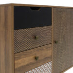 Drawer Boho in walnut color 79,5x39,5x86cm - Image 6
