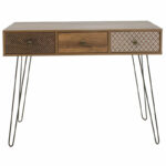 Console Boho in walnut color 100x50,5x74,5cm - Слика 5