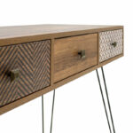 Console Boho in walnut color 100x50,5x74,5cm - Слика 6