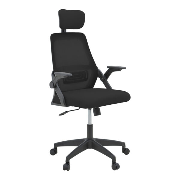Office chair Peja fabric mesh black 58x60x107-117cm