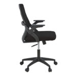 Office chair Reji fabric mesh black 58x60x89-99cm - Image 3