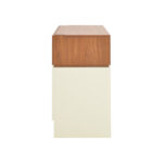 Dressing table Sonlen in walnut-cream color 60x45x130cm - Image 5