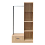 Endance unit Erdeco mdf in natural color 80x40x150cm - Image 2