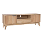 Hamea mdf TV cabinet in natural shade 145x39.5x49cm