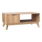 Hamea mdf coffee table in natural shade 110x55.2x45cm